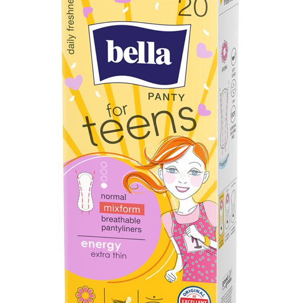 Bella for Teens Panty Energy ежедневни превръзки 20 бр