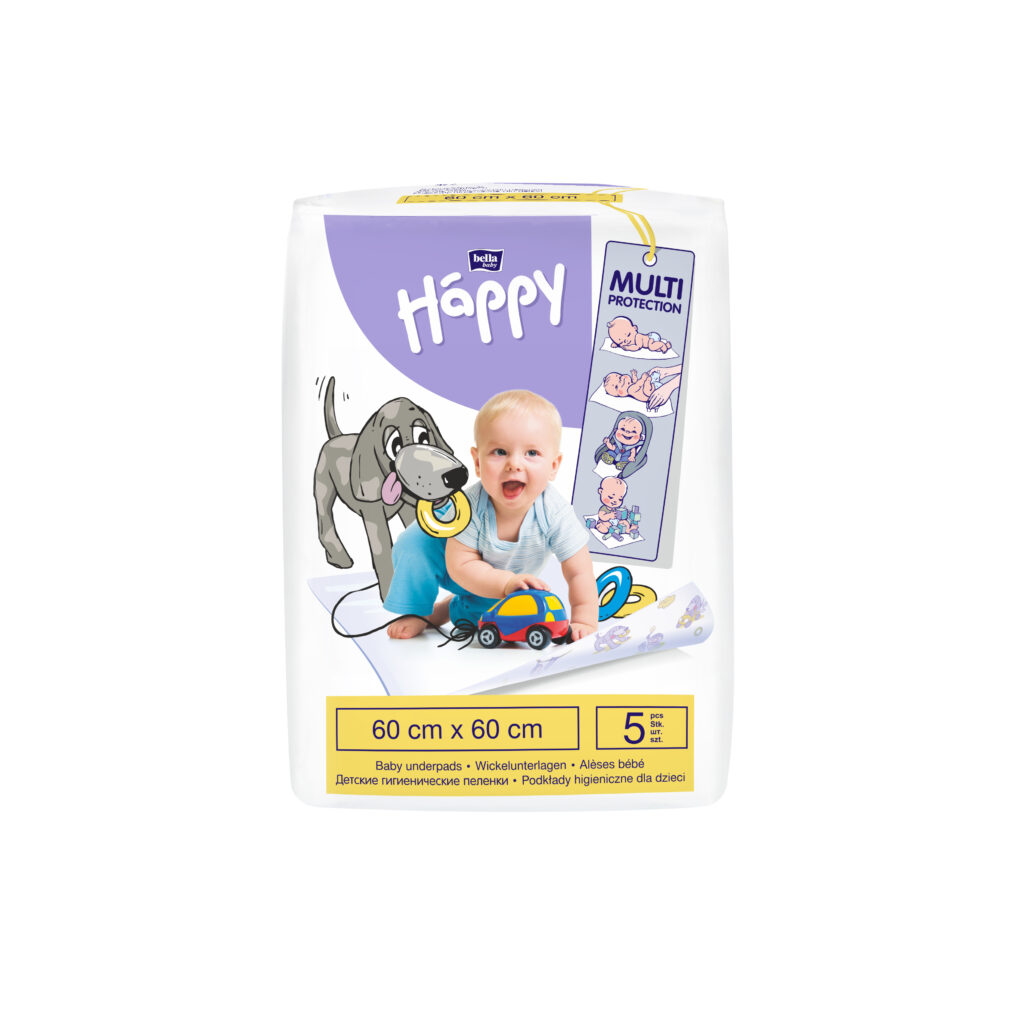 Bella Happy Чаршафи за еднократна употреба 60×60 см х 5 бр