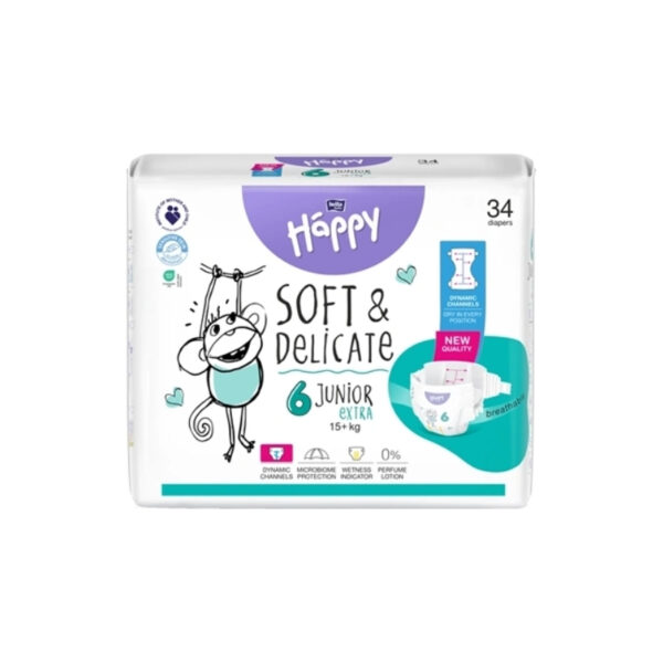 Bella Happy Пелени Junior Extra размер 6 (над 15 кг) х 34 бр