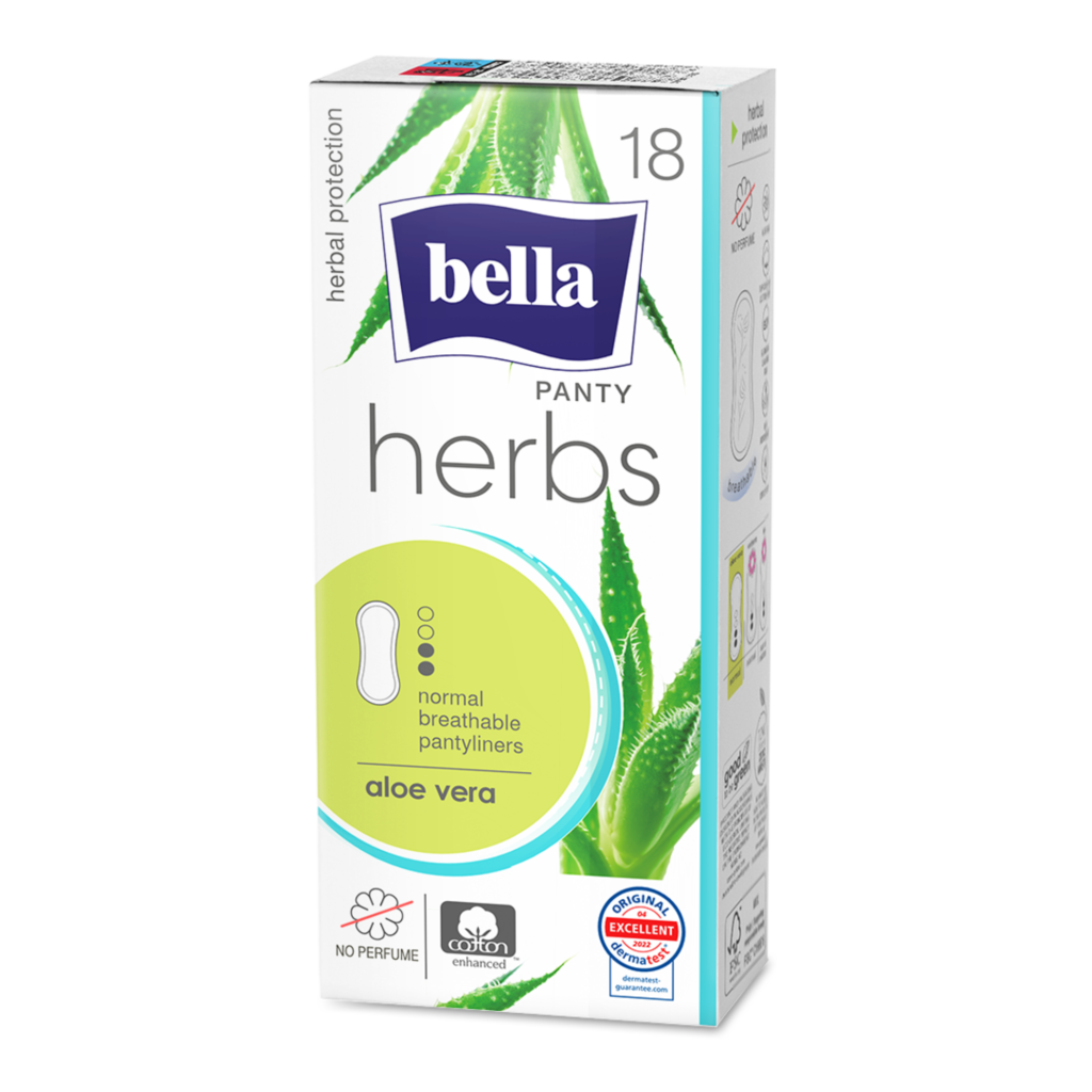 Bella Herbs Aloe ежедневни превръзки с екстракт от алое 18 бр