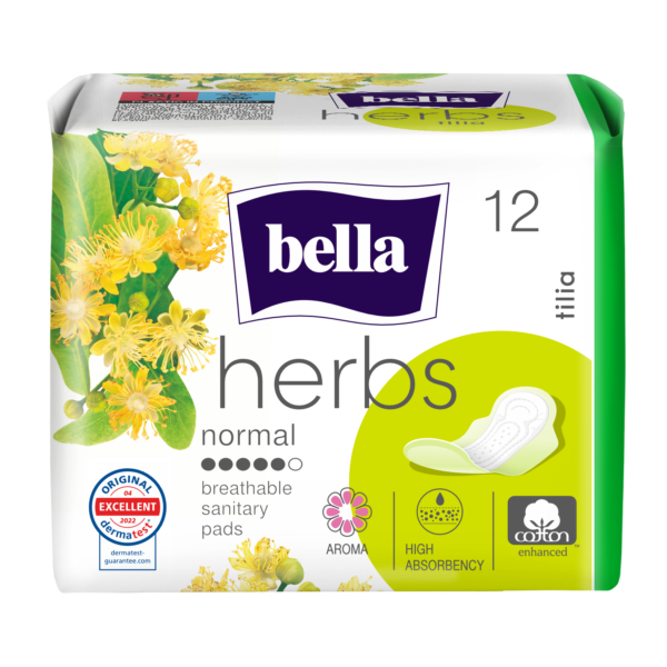 Bella Herbs Tilia Deo Fresh дамски превръзки с екстракт от липов цвят 12 бр