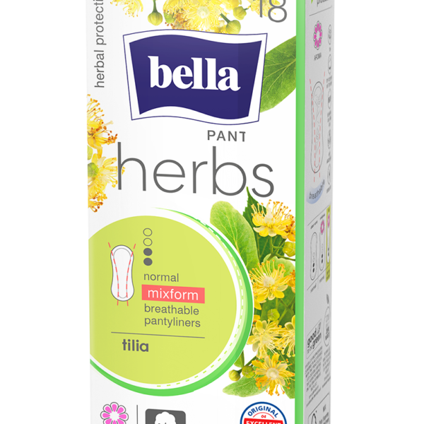 Bella Herbs Tilia Deo Fresh ежедневни превръзки с екстракт от липов цвят 18 бр