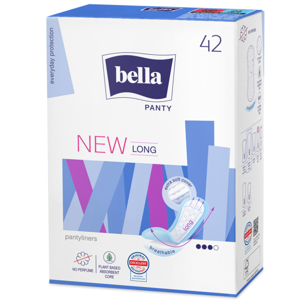Bella Panty New Long удължени ежедневни превръзки 42 бр