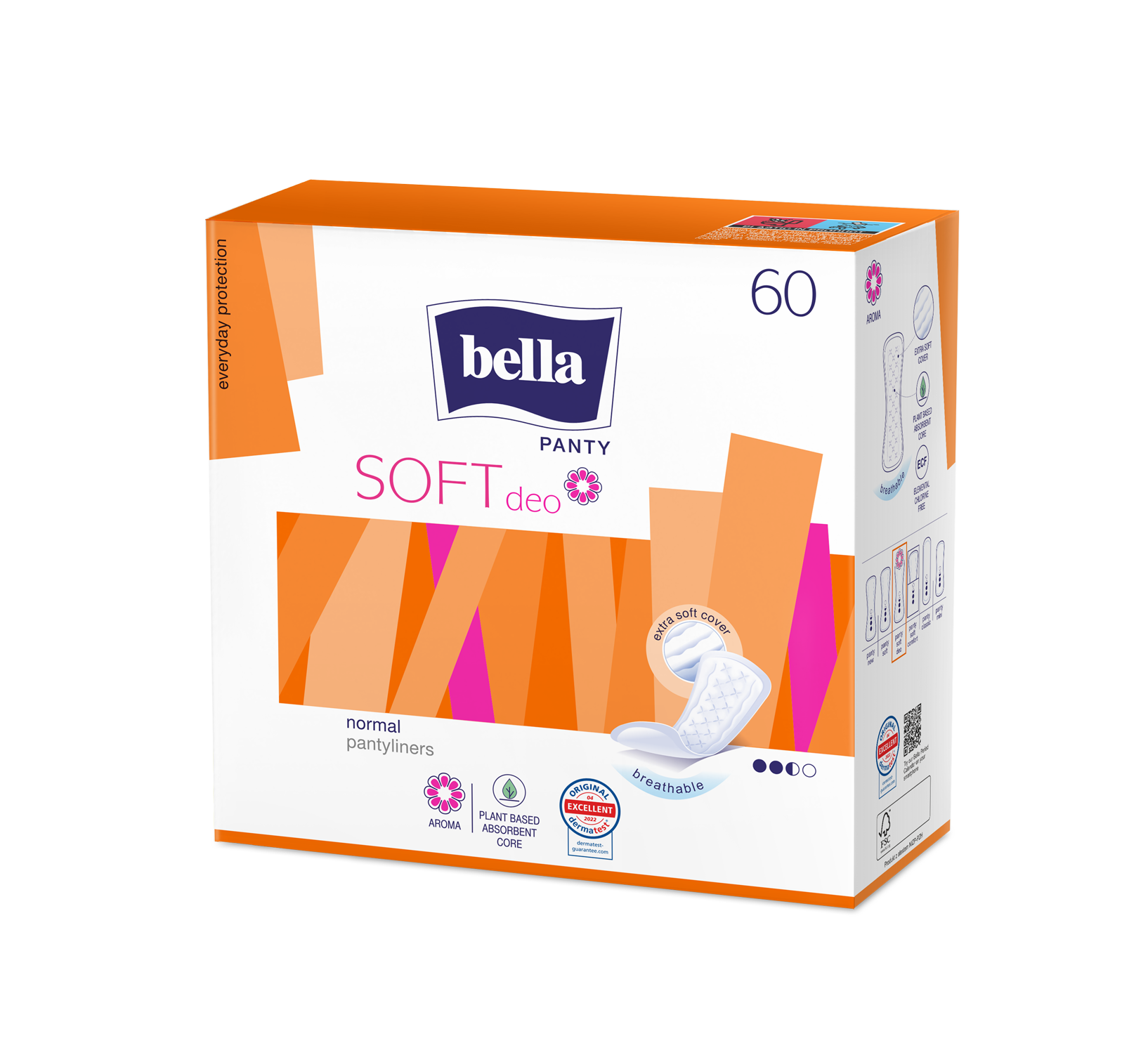 Bella Panty Soft Deo Fresh ежедневни превръзки 60 бр Bella Panty Soft Deo Fresh ежедневни превръзки 60 бр