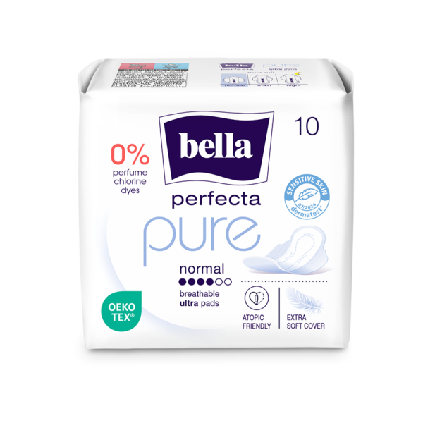 Bella Perfecta Pure Normal ултратънки дамски превръзки 10 бр