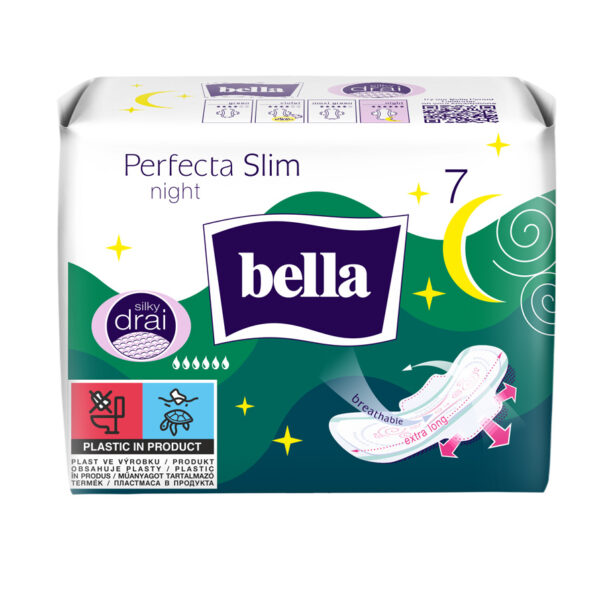 Bella Perfecta Slim Night копринени нощни дамски превръзки 7 бр