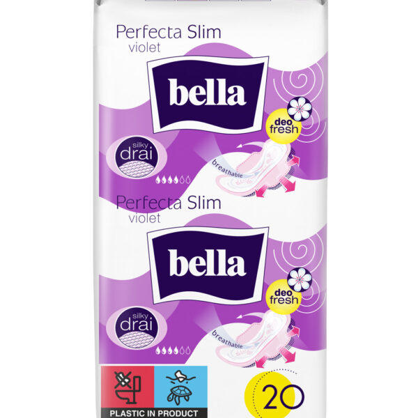 Bella Perfecta Slim Violet Deo Fresh ултратънки дамски превръзки с крилца 20 бр