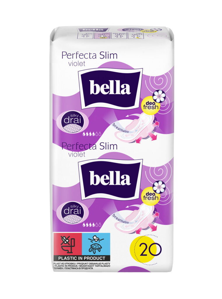 Bella Perfecta Slim Violet Deo Fresh ултратънки дамски превръзки с крилца 20 бр