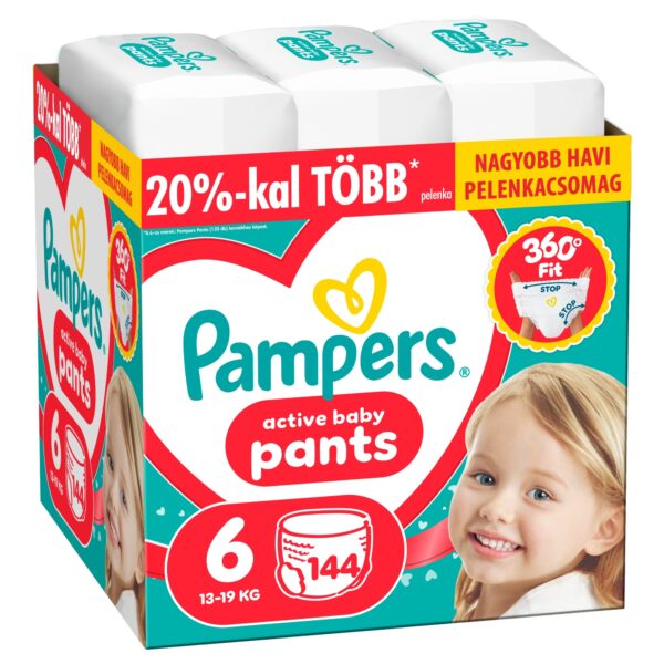 Пелени – гащички Pampers Active Baby Pants Размер 6 15+ кг 168 бр DIY Box