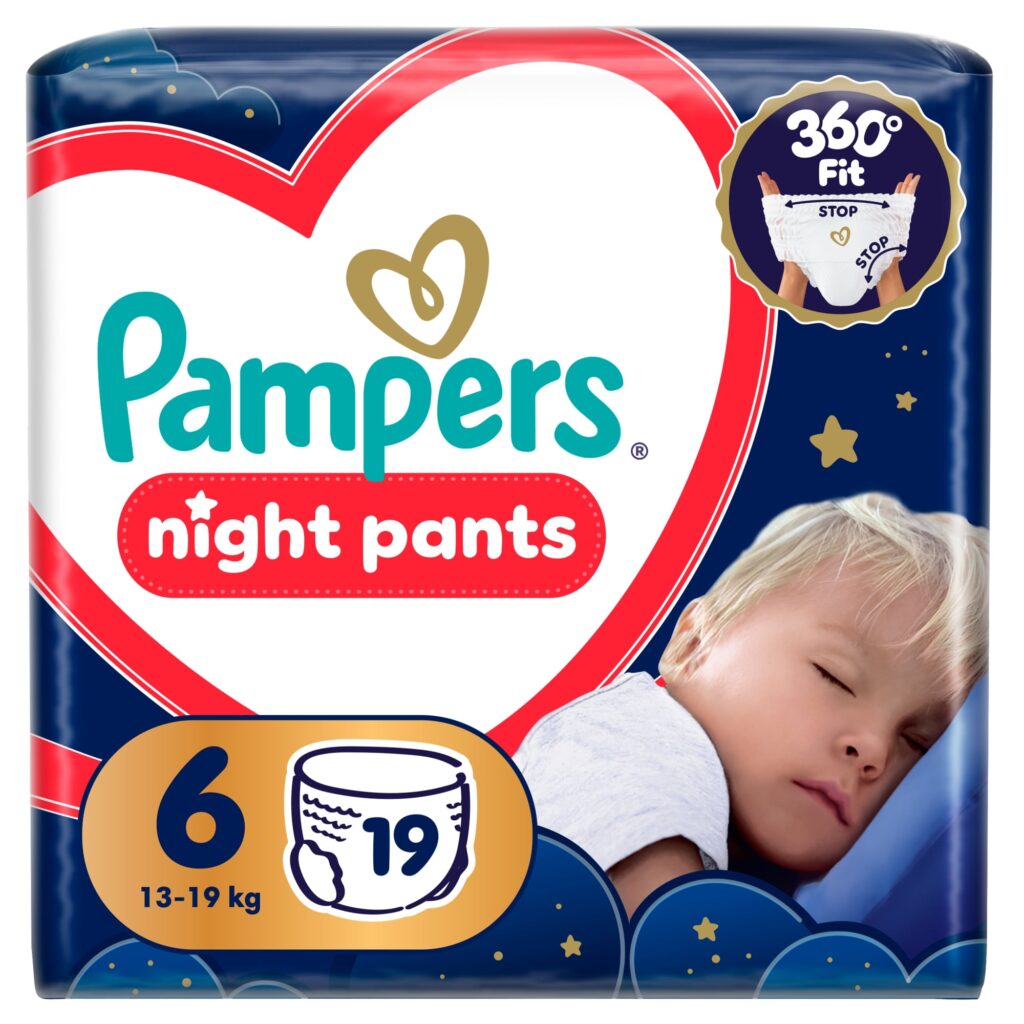 Пелени – гащички Pampers Night Pants Размер 6 15+ кг 40 бр