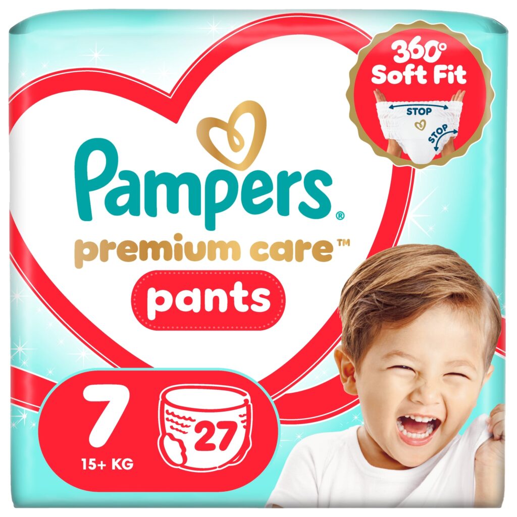 Пелени – гащички Pampers Premium Care Pants Размер 7 17+ кг 40 бр
