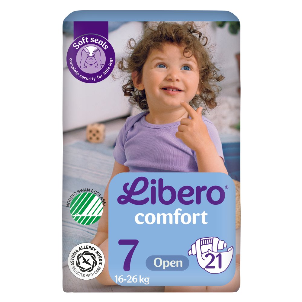 Пелени Libero Comfort Размер 7 16-26 кг 26 броя