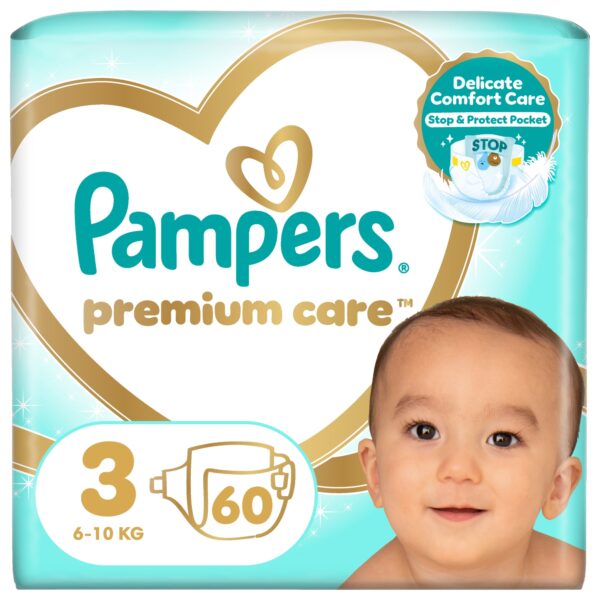 Пелени Pampers Premium Care Размер 3 6–10 кг 78 бр