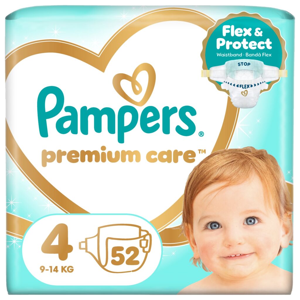 Пелени Pampers Premium Care Размер 4 9–14 кг 68 бр