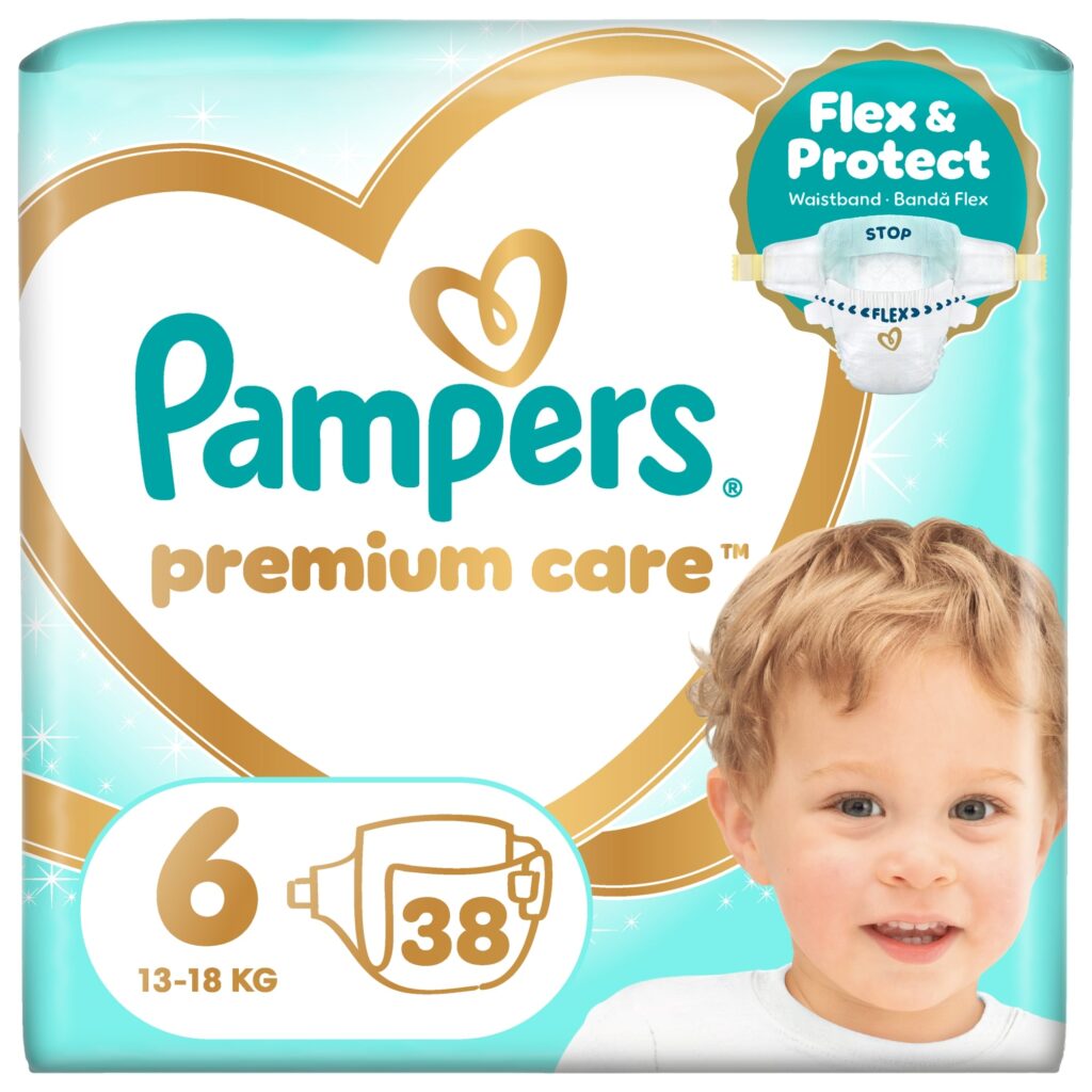Пелени Pampers Premium Care Размер 6 13–18 кг 50 бр