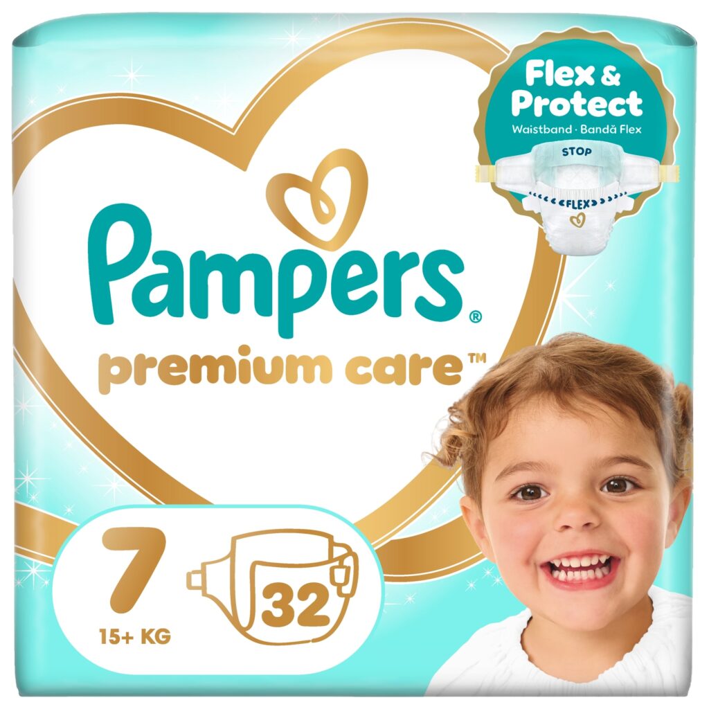 Пелени Pampers Premium Care Размер 7 15+ кг 42 бр