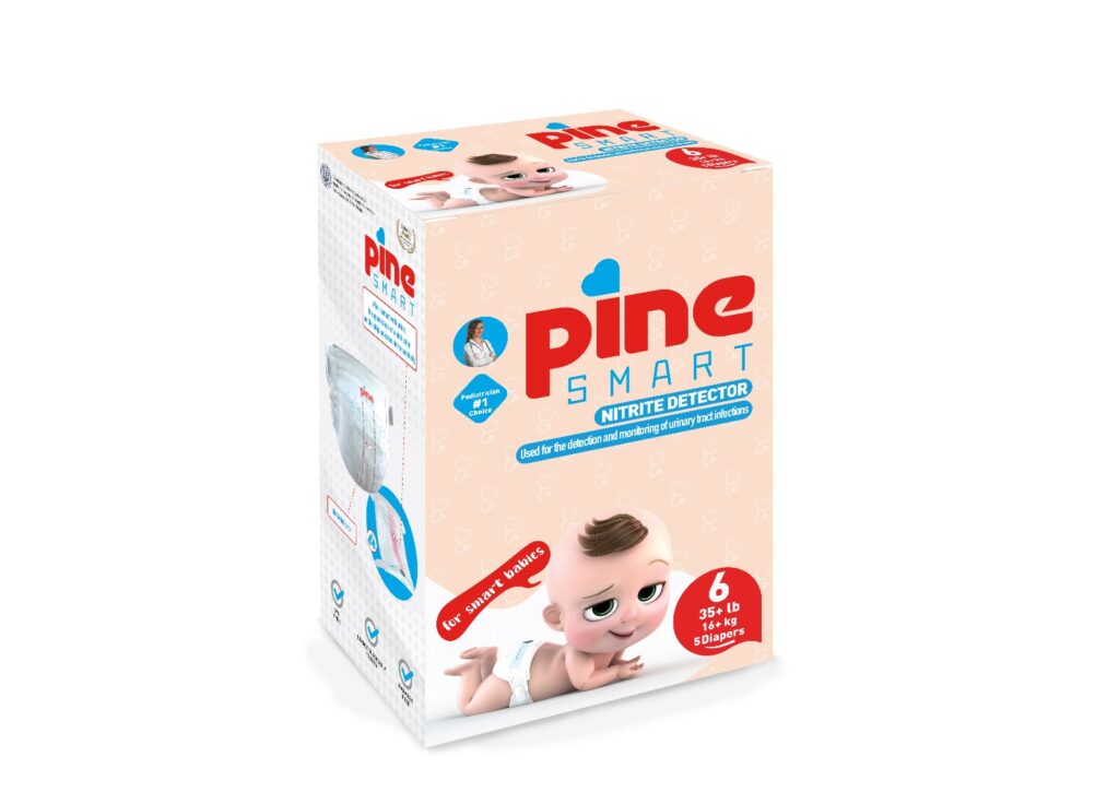 Пелени PINE Smart Размер 6 над 16 кг с индикатор за нитрити 5 броя