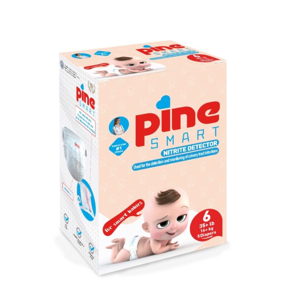 Пелени PINE Smart Размер 6 над 16 кг с индикатор за нитрити 5 броя