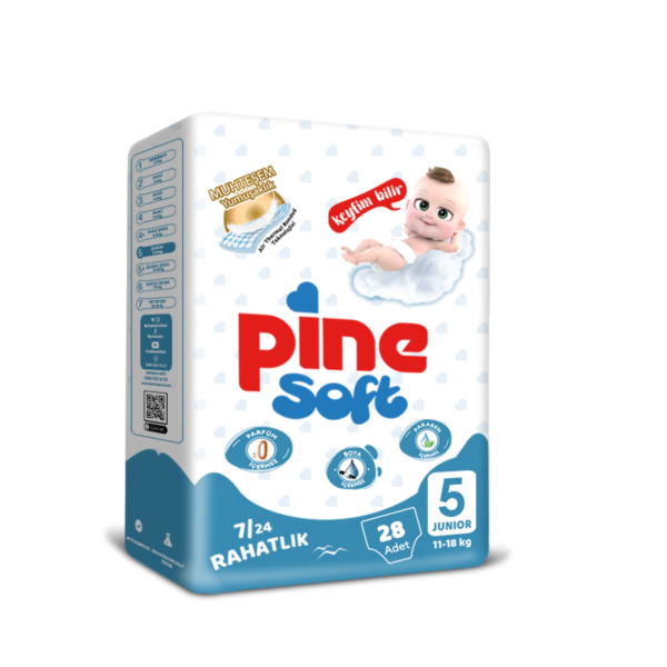 Пелени PINE Soft Размер 5 11-18 кг 28 броя