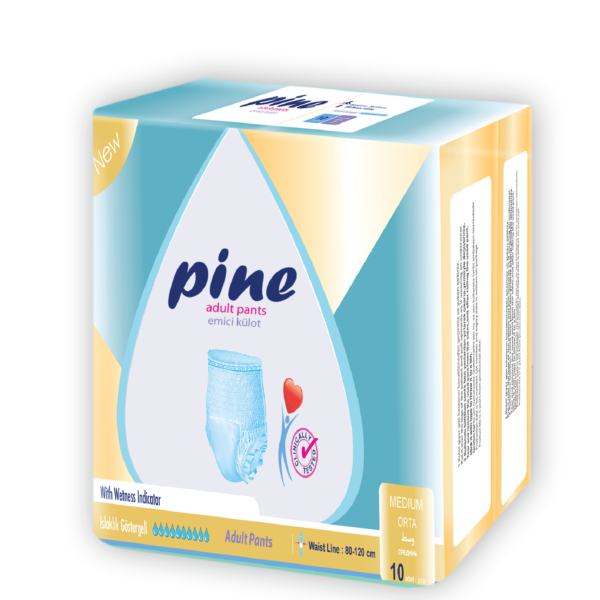 PINE пелени-гащи за възрастни размер M х10 броя