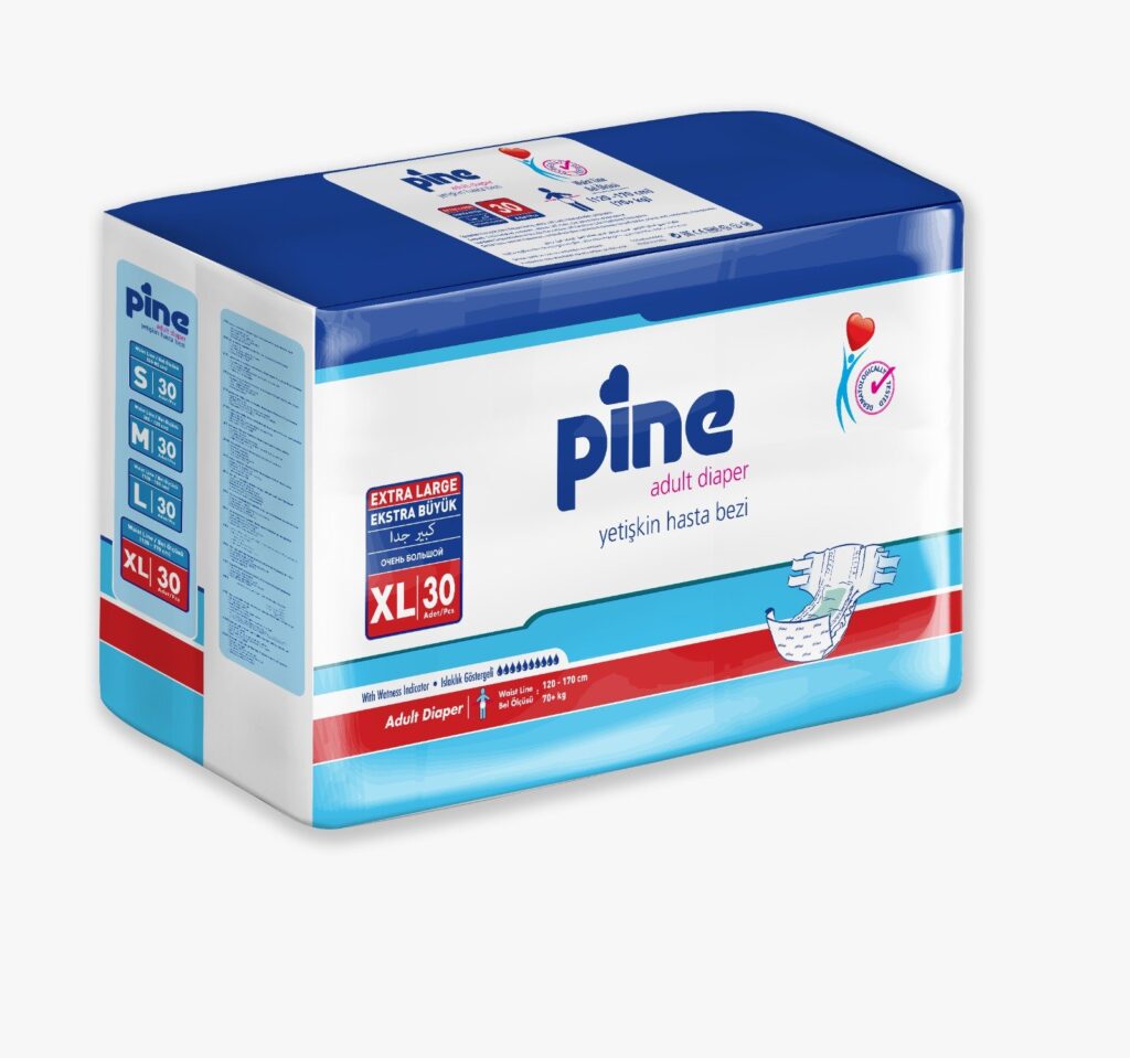 PINE пелени за възрастни с индикатор размер XL х30 броя