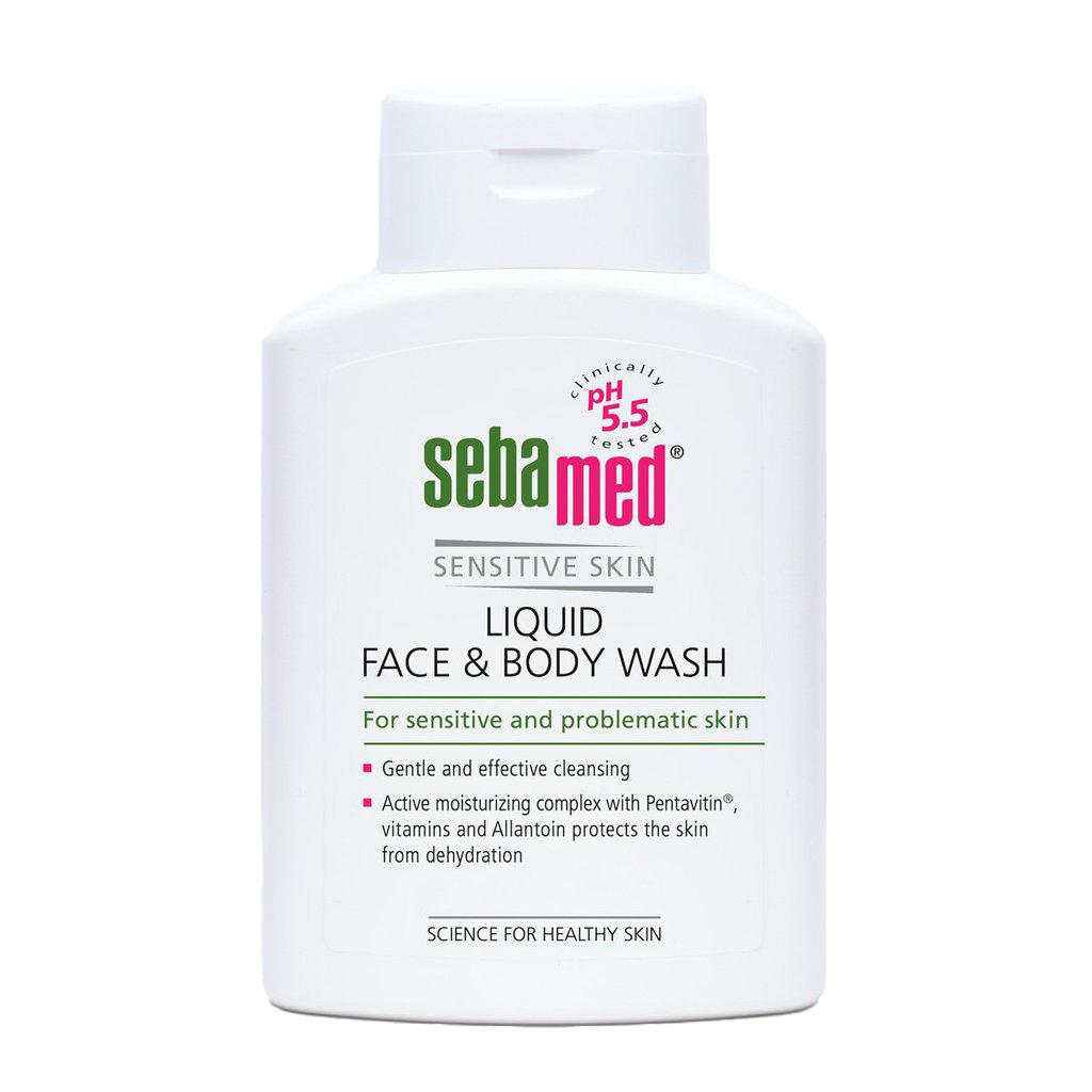 Sebamed Измивна течност за лице и тяло за чувствителна кожа 200 мл