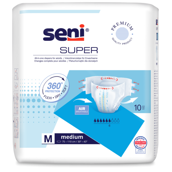 Seni Super Пелени за възрастни XL х 10 бр