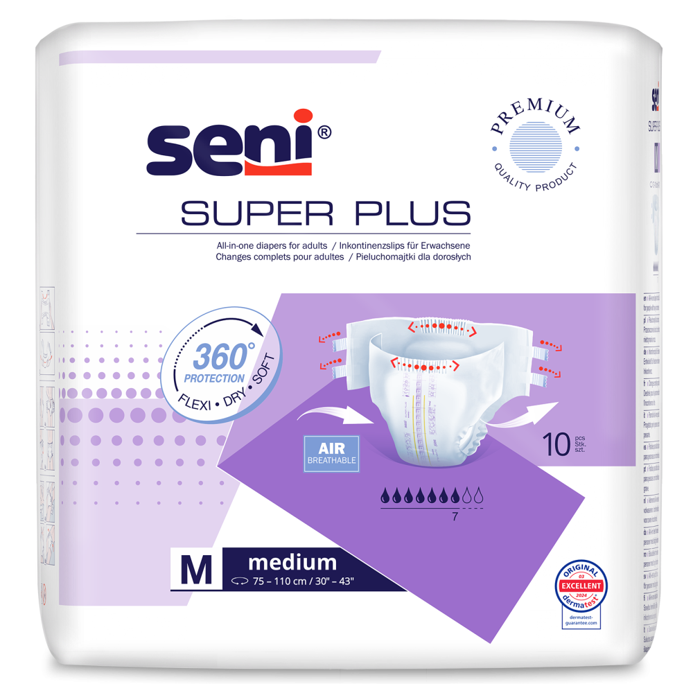 Seni Super Plus Пелени за възрастни XS х 10 бр