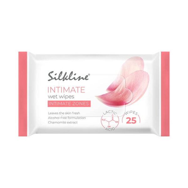 Silkline Интимни влажни кърпички х 25 бр