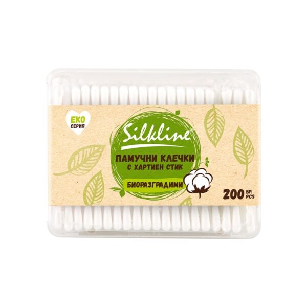 Silkline Клечки за уши Кутия 200 бр