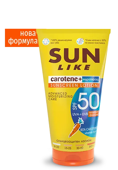 Sun Like Слънцезащитен хидратиращ лосион SPF50 125 мл