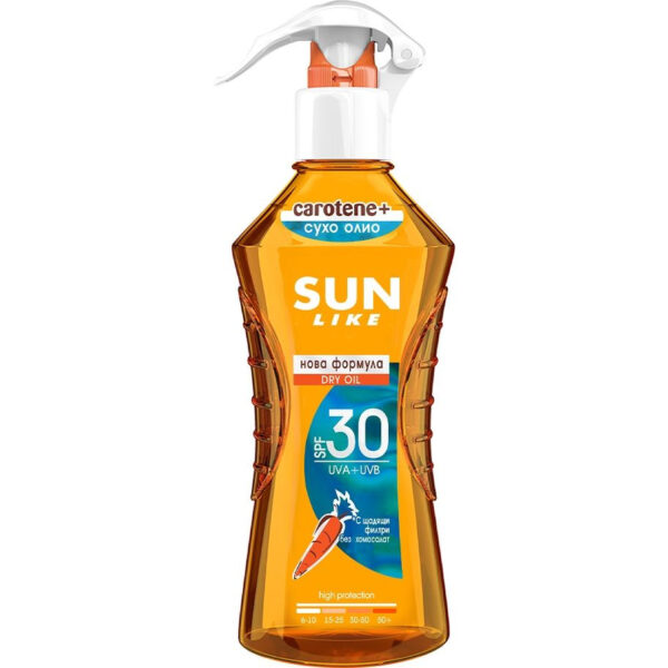 Sun Like Слънцезащитно спрей сухо олио SPF30 200 мл