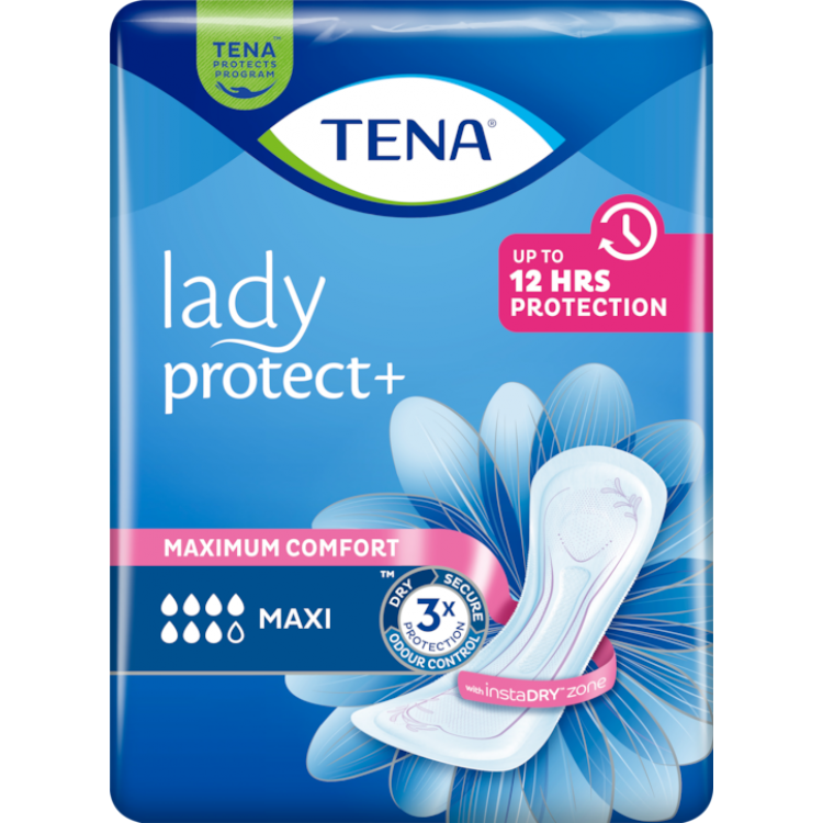 Tena Lady Protect+ Maxi дамски урологични превръзки х6 броя