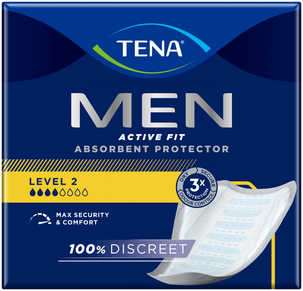 Tena Men урологичен протектор ниво 2 Tena Men урологичен протектор ниво 2